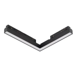 ALFA SAGA TRACK MAGNETIC 2LINE CORNER A 24W CCT SWITCH DIM BK AZ6244 AZZARDO