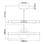 Obrazówka Alton – Wbudowana taśma LED – Biała ALTON-PL-S-WHT Elstead Lighting