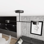 Lampa sufitowa HALO 2 BLACK 1355/2 EMIBIG Lighting