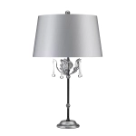 Lampa stołowa Amarilli – 1 źródło światła – Czarna / Srebrna patyna AML-TL-BLK-SIL Elstead Lighting