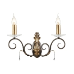 Kinkiet Amarilli – 2 źródła światła – Brązowy / Złota patyna AML2-BRONZE Elstead Lighting