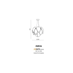 Lampa wisząca ANTIRES AZ2996 AZZARDO