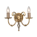 kinkiecik.pl Kinkiet Artisan – 2 źródła światła – Stary mosiądz ART2-AGD-BRASS Elstead Lighting