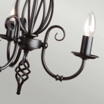 Żyrandol Artisan – 3 źródła światła – Czarny ART3-BLACK Elstead Lighting