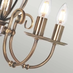 Żyrandol Artisan – 5 źródeł światła – Stary mosiądz ART5-AGD-BRASS Elstead Lighting