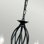 Żyrandol Artisan – 5 źródeł światła – Czarny ART5-BLACK Elstead Lighting