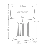 Lampa stołowa Atlas – 1 źródło światła ATLAS-TL Elstead Lighting