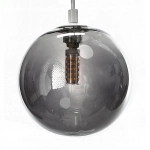 Klosz 12cm dymiony chrom BUBBLES GLASS SHADE D12 SMOKY AZ5956 AZZARDO