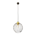Lampa wisząca NANDO 1 BL GOLD 1368/1 EMIBIG Lighting - zdjęcie produktu