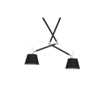 Lampa wisząca ZYTA 2 S PENDANT złota AZ4191+AZ2597+AZ2597 śr.20cm AZZARDO