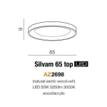 Plafon SILVAM 65 top AZ2698 LED 50W 3000K AZZARDO