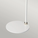 Lampa podłogowa Balance – 1 źródło światła – Biel i polerowany nikiel BALANCE-FL-WPN Elstead Lighting