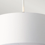 Lampa wisząca Balance – 1 źródło światła – Biel i polerowany nikiel BALANCE-P-WPN Elstead Lighting