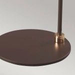 Lampa stołowa Balance – 1 źródło światła – Brązowa / Polerowany mosiądz BALANCE-TL-BRPB Elstead Lighting