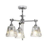 kinkiecik.pl Lampa wisząca Agatha – 3 źródła światła – Polerowany chrom BATH-AGATHA3P-PCElstead Lightnig