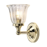 kinkiecik.pl Kinkiet Austen – 1 źródło światła – Polerowany mosiądz BATH-AUSTEN1-PB Elstead Lighting