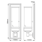 Kinkiet Cambridge – 1 źródło światła BATH-CM1 Elstead Lighting