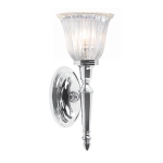 kinkiecik.pl Kinkiet Dryden – 1 źródło światła – Polerowany chrom BATH-DRYDEN1-PC Elstead Lighting