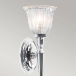 Kinkiet Dryden – 1 źródło światła – Polerowany chrom BATH-DRYDEN1-PC Elstead Lighting
