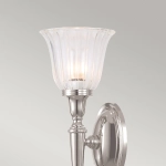 Kinkiet Dryden – 1 źródło światła – Polerowany nikiel BATH-DRYDEN1-PN Elstead Lighting