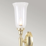 Kinkiet Dryden – 1 źródło światła – Polerowany mosiądz BATH-DRYDEN2-PB Elstead Lighting