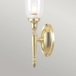 Kinkiet Dryden – 1 źródło światła – Polerowany mosiądz BATH-DRYDEN2-PB Elstead Lighting