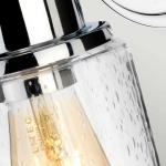 Kinkiet Morvah – 1 źródło światła – Polerowany chrom BATH-MORVAH1-PC Elstead Lighting