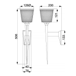 Kinkiet Verity – 1 źródło światła – Polerowany chrom BATH-VERITY-PC Elstead Lighting