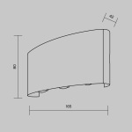 Kinkiet Wall Lamp Strato O417WL-L6B3K Maytoni - zdjęcie dodatkowe 7