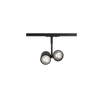 BEEBA II do szyny 1-faz czarna 230V GU10 2x35W R12316 Rendl light studio