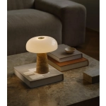 Beżowa lampa stołowa Glossy Mini- Design for the people, marmur 2520015009 Nordlux