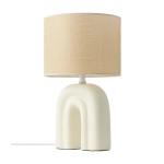 Przenośna lampa stołowa Faye - DFTP, Moodmaker™, port USB, beżowa 2420155009