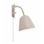 kinkiecik.pl Kinkiet regulowany klosz beżowy FLEUR 2112101001 Nordlux