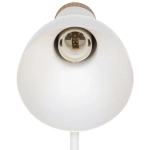 Biała lampa biurkowa Devone wbudowany organizer 2512405001 Nordlux