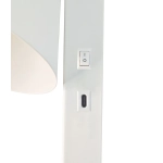 Biała lampa ścienna Wilmer port USB-C 2512281001 Nordlux
