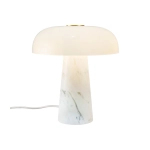 Biała lampa stołowa Glossy Mini- Design for the people, marmur 2520015001 Nordlux