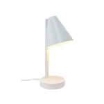 Biała lampa stołowa Wilmer port USB-C 2512305001 Nordlux