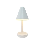 Biała lampa stołowa Wilmer port USB-C 2512305001 Nordlux