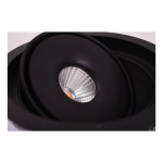 Oprawa stropowa Boston 1 Round czarny AZ3470 AZZARDO