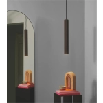 Brązowa lampa wisząca Vico Nordlux 2412103018
