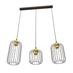 Lampa wisząca VANDER 3 BL GOLD 1364/3 EMIBIG Lighting - zdjęcie produktu