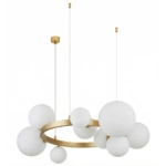 BUBBLES GLASS SHADE SET 10 WHITE AZ6728 AZZARDO