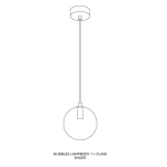 Baza BUBBLES LAMPBODY 1 AZ5918 czarny AZZARDO