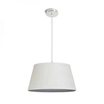 kinkiecik.pl BUCKY 40 wisząca biała/szara metal 230V E27 28W R13360 Rendl light studio