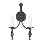 kinkiecik.pl Kinkiet Belfry – 2 źródła światła BY2-BLACK Elstead Lighting