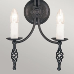 Kinkiet Belfry – 2 źródła światła BY2-BLACK Elstead Lighting