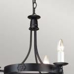 Żyrandol Belfry – 3 źródła światła BY3-BLACK Elstead Lighting