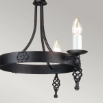 Żyrandol Belfry – 3 źródła światła BY3-BLACK Elstead Lighting