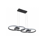 Audia - lampa wisząca LED czarny mat 336301-30 REALITY