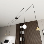 Lampa wisząca FUJI 4 GOLD 1350/4 EMIBIG Lighting